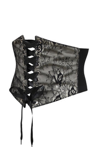 Lace Overlay Inspired Corset Belt
