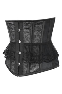 Corset Story FTS212 Smoky Charcoal Lace Underbust Corset