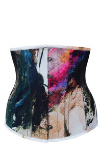 Corset Story MY-611 Abstract Ink Underbust Corset